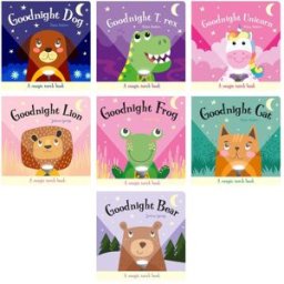 Imagine That Publishing Magic Torch Books 7 Books Collection Set (Goodnight Bear, Goodnight T. Rex, Goodnight Unicorn, Goodnight Lion, Goodnight Frog, Goodnight Cat, Goodnigh