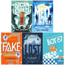 PUSHKIN PRESS Ele Fountain 5 Books Collection Set (Fake, Boy 87, Storm Child, Melt, Lost)