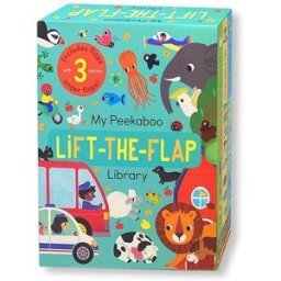 Little Tiger Press My Peekaboo Lift The Flap Library 3 Books Collection Box Set (Things That Go, Animals & Farm)