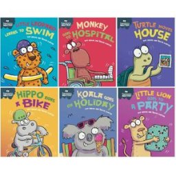 Franklin Watts (Age 3-5) Sue Graves Experiences Matter Series 2 Collection 6 Books Set (Little Lion, Monkey, Koala, Turtle, Little Leopard, Hippo)