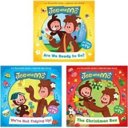 HARPERCOLLINS Tee and Mo Collection 3 Picture Books Set (Tee and Mo: Are we Ready to Go?, Tee and Mo: We are Not Tidying Up & Tee and Mo: The Christmas Box)