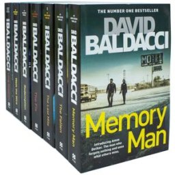 MACMILLAN David Baldacci Amos Decker Series 7 Books Collection Set (Memory Man, The Last Mile, The Fix, The Fallen, Redemption & More)
