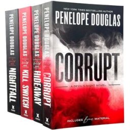 Piatkus Devil's Night Series By Penelope Douglas 4 Books Collection Set (Corrupt, Hideaway, Kill Switch & Nightfall)