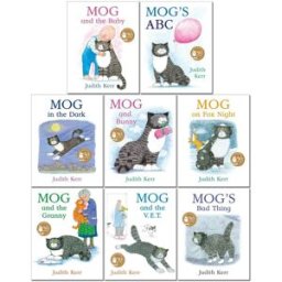 HARPERCOLLINS Mog The Cat Books Series 8 Books Collection Set Pack By Judith Kerr - Mog And The Baby Mogs Abc Mo..