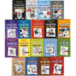 Puffin Diary Of A Wimpy Kid Collection 18 Books Set Diper OEverloede, Big Shot, The Deep End, Wrecking Ball