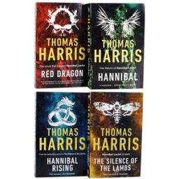 Arrow Thomas Harris Hannibal Lecter Series 4 Books Collection (Red Dragon, Hannibal, Silence Of The Lambs, Hannibal Rising)