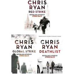 Coronet Chris Ryan Strike Back Thriller 3 Books Collection Set - Deathlist, Global Strike, Red Strike