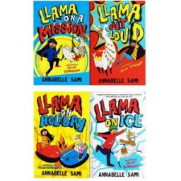 Egmont Llama Out Loud Series 4 Books Collection Set (Llama Out Loud, Llama on a Mission, Llama on Holiday & Llama On Ice)