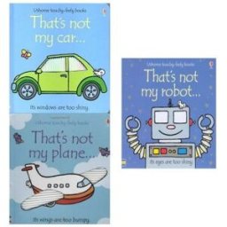 Usborne That’s Not My Robot, Car & Plane 3 Books Collection Set Touchy-Feely Baby Board Books by Fiona Watt