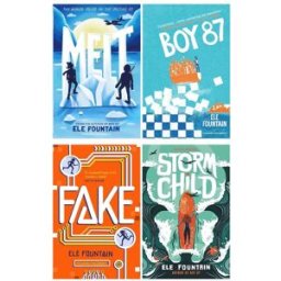 PUSHKIN PRESS Ele Fountain 4 Books Collection Set (Fake, Boy 87, Storm Child, Melt)