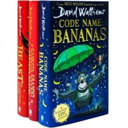 Harpercollins Ltd David Walliams 3 Books Set Collection (Code Name Bananas, Gangsta Granny Strikes Again, The Beast of Buckingham Palace)