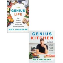 Harper The Genius Life, Genius Kitchen 2 Books Collection Set by Max Lugavere