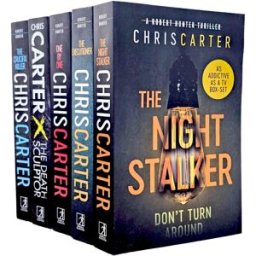 Simon and Schuster Robert Hunter Thrillers 5 Books Collection Set by Chris Carter (The Crucifix Killer, The Night Stalker, One by One, The Executioner, The Death Sculpto