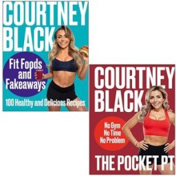 HARPERCOLLINS Courtney Black Collection 2 Books Set (Fit Foods and Fakeaways, The Pocket PT)