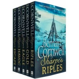 HARPERCOLLINS Sharpe Series Books 6 - 10 Collection Box Set by Bernard Cornwell (Sharpe's Rifles 1809, Havoc 1809, Eagle 1809, Gold 1809 & Escape 1810)