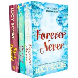 Hodder Paperbacks ltd Lucy Score Collection 3 Books Set (The Worst Best Man, By a Thread & Forever Never)