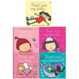 Usborne That’s Not My Girls 5 Books Collection Set – Princess, Baby Girl, Dolly, Fairy & Mermaid Touchy-Feely Board Books for Babies & Toddlers by F
