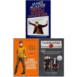 PC Perfect Sound Whatever, James Acaster's Classic Scrapes and Taskmaster 3 Books Collection Set