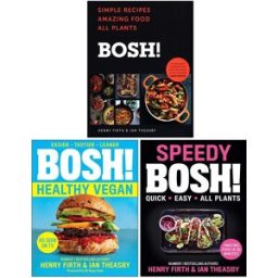HQ BOSH! 3 Book Set by Henry Firth & Ian Theasby – Plant-Based Vegan Cookbook Collection