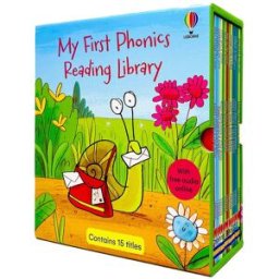Usborne My First Phonics Reading Library 15 Books Collection Box Set (Phonics Readers) (WITH FREE AUDIO ONLINE)
