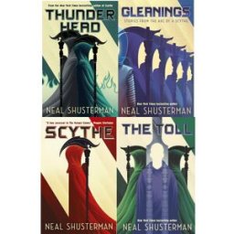 Walker Books Arc Of A Scythe Series 4 Books Collection Set By Neal Shusterman (The Toll,Thunderhead, Scythe, Gleanings)