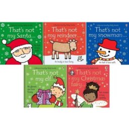 CB Books That’s Not My Christmas 5 Book Set – Santa, Reindeer, Snowman, Elf & Fairy Touchy Feely Collection