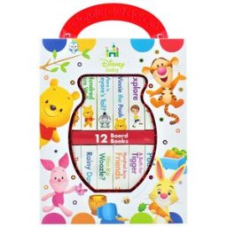 PI Kids Disney Baby - Winnie the Pooh - My First Library Board Book Block 12-Book Set