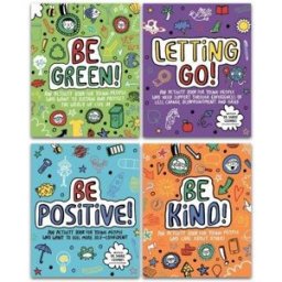 Studio Press Mindful Kids 4 Books Collection Set Series 2 - Be Kind Be Green Be Positive Letting Go