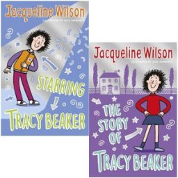 Puffin/Yearling Tracy Beaker 2 Books Collection Set by Jacqueline Wilson (The Story of Tracy Beaker, Starring Tracy Beaker)