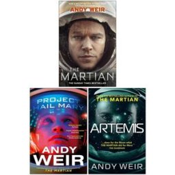 Del Rey Andy Weir Collection 3 Books Set (The Martian, Artemis & Project Hail Mary)