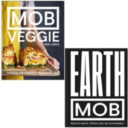 Pavilion MOB Veggie Feed 4 or more for under Ten Pound By Ben Lebus & Earth Mob By Mob Kitchen Collection 2 Books Set