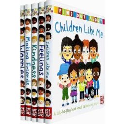 Pat-a-Cake ltd Find Out About Series 5 Books Collection Set (Feelings, Kindness, Making Friends, Children Like Me, Worries)