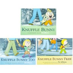 Walker Books Knuffle Bunny Series Collection 3 Books Set By Mo Willems (Knuffle Bunny, Knuffle Bunny Too and Knuffle Bunny Free)