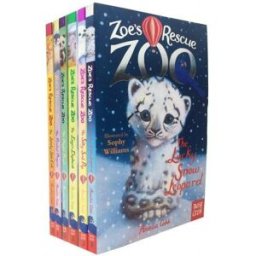Nosy Crow Zoes Rescue Zoo 6 Books Collection Set - Lucky Snow Leopard Eager Elephant Silky Seal Pup Puzzled ..
