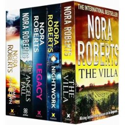 Piatkus Nora Roberts Collection 5 Books Set (The Villa, Nightwork, Legacy, Angels Fall & Come Sundown)