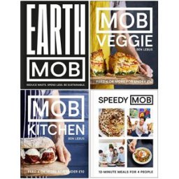 Pavilion MOB Kitchen Series 4 Book Set by Ben Lebus – Mob Kitchen, Earth MOB, Veggie & Speedy Recipes