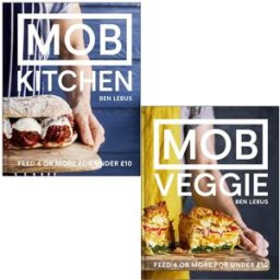 Pavilion Mob Kitchen & MOB Veggie Feed 4 or more for under 10 pounds By Ben Lebus 2 Books Collection Set