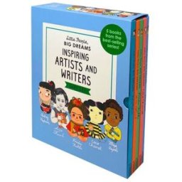 Frances Lincoln Little People, Big Dreams: Inspiring Artists and Writers – 5 Books Gift Box Collection Children’s Biography Picture Books