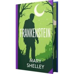 Wilco International LLP Frankenstein Book, Mary Shelley Books, Frankenstein Novel Deluxe Hardback Sprayed Edge Edition - Collector’s Classic Gothic Novel