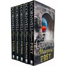 HARPERCOLLINS Sharpe Series Books 1 - 5 Collection Set by Bernard Cornwell (Tiger 1799, Triumph 1803, Fortress 1803, Trafalgar 1805 & Prey 1807)