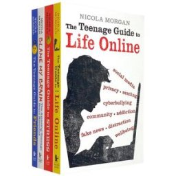 Walker Books Nicola Morgan Teenage Guide 4 Books Collection Set The Teenage Guide to Stress, Friends, Life Online & The Teenage Brain