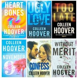 Simon & Schuster Colleen Hoover Collection 6 Books Set (Heart Bones, Without Merit, November 9, Ugly Love, Too Late, Confess)