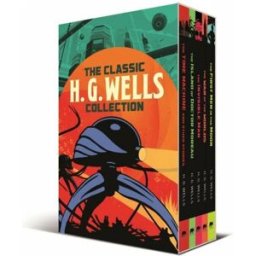 Arcturus Classic H.G. Wells 5 Book Box Set by H. G. Wells – War of the Worlds & Sci-Fi Classics Collection