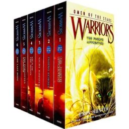 HARPERCOLLINS Warrior Cats Series 4 Omen of the Stars - 6 Books Collection Set By Erin Hunter
