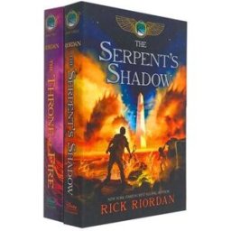 Disney The Kane Chronicles Collection 2 Books Set by Rick Riordan The Serpents Shadow, The Throne of Fire