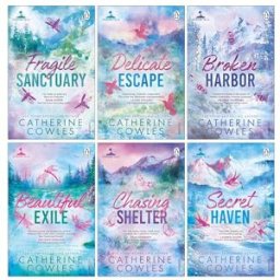 Penguin UK Ltd Sparrow Falls Series by Catherine Cowles 6 Books Collection Set (Fragile Sanctuary, Delicate Escape, Broken Harbor, Beautiful Exile, Chasing Shelter a