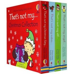 Usborne Touchy-Feely Thats not My Christmas Collection 4 Books Set (Christmas Fairy, Robin, Elf & Angel)