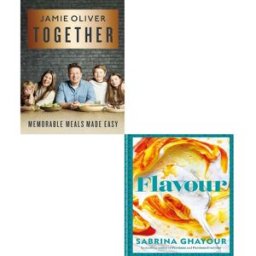 Flatiron Books Together & Flavour 2 Book Set – Easy Memorable Meals & Middle Eastern Twist Recipes Collection