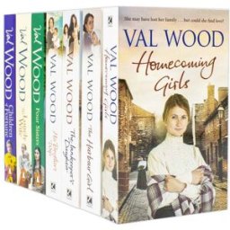 Penguin/Corgi Val Wood Collection 7 Books Set (Homecoming Girls, His Brother's Wife, The Harbour Girl, The Innkeeper's Daughter, The Lonely Wife, Four Sisters, Chil