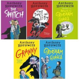 Walker Books Anthony Horowitz Wickedly Funny 5 Books Collection Set (Groosham Grange, Return to Groosham Grange, The Switch, Granny, The Devil and His Boy)
